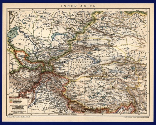 Landkarte anno 1905 - ,