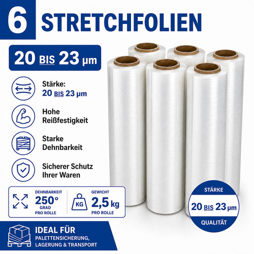 Rollen stretchfolie - 6,