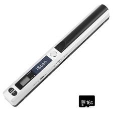 Mobiler Dokumentenscanner 900 DPI USB A4 Farbfoto JPEG PDF Tragbar