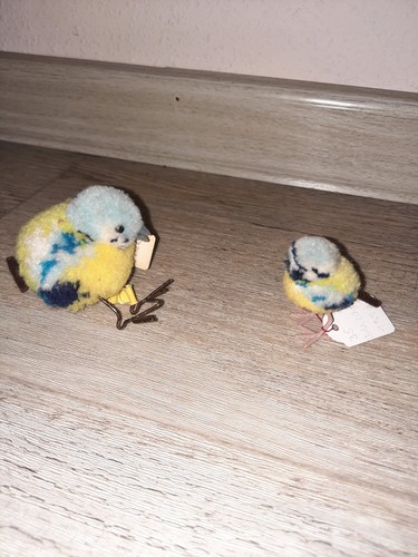 Steiff vögel blaumeisen - blaumeisen, rar