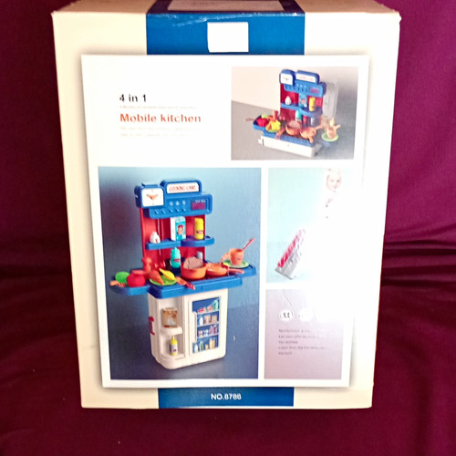 Mobile spielküche aus - 4-in-1,
