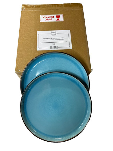 12er set speiseteller - speiseteller, pure