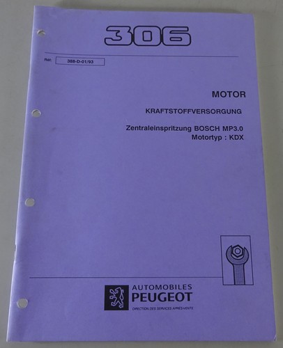 Werkstatthandbuch peugeot 306 - werkstatthandbuch,