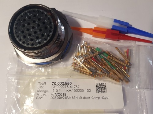D38999 24fj43sn stecker mil - stecker,