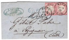 ⭐DR MiNr 4 (Paar) Brief METZ