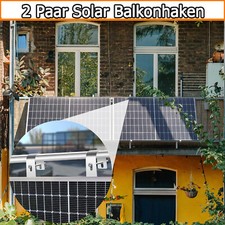 4X Balkonhaken Balkonkraftwerk