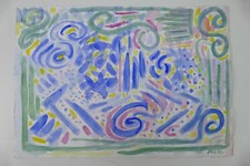 Wilhelm Klußmann Aquarell 1993 sig. 34x48cm N-1202