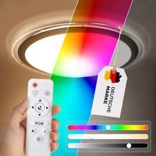 LED RGB Deckenleuchte Deckenlampe GALA Sterneffekt Lampe Farbwechsel 48+48W IP20