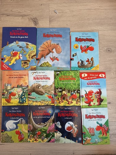 Drache kokosnuss bücher 11x - kokosnuss,
