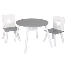 Kindersitzgruppe 1 Kindertisch 2 Kinderstühle Set Kindermöbel gs012