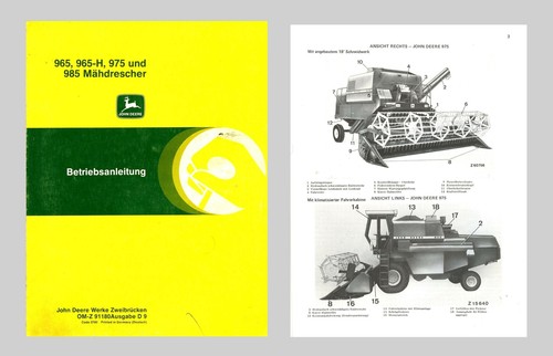 John deere mähdrescher 965 - john,