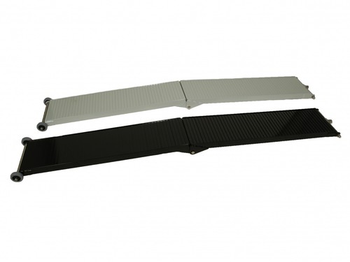 Aluminium gangway 220x28 - aluminium, cm
