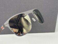 Ic Berlin Sonnenbrille Herren Grau eckig Herzberge  Groß L NP:499€