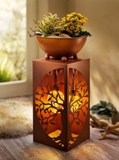 LED-Pflanzsäule "Arvore" mit Kugelleuchten Deko Wohnungsdeko Dekosäule 54cm