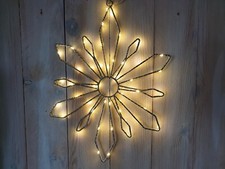 LED Lichterkette Schneeflocke