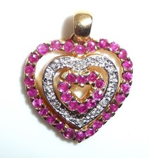 Anhänger Herz 585 Gelbgold