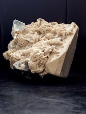 Topas mit Quarz auf Matrix / Pakistan