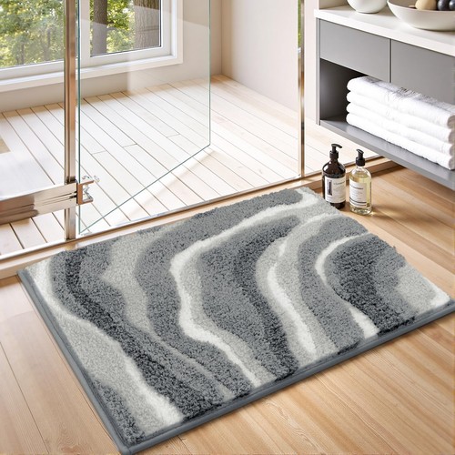 Badematte grau 45x65cm - badematte,