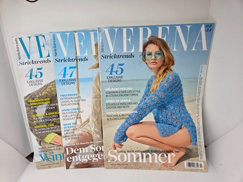 Zeitschrift verena stricken - 3x,