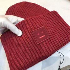 Warm Hüt Wollmütze Acne1 Studios Beanie mit Face Mützen Strickmütze Wintermütze