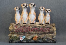Willkommen Schild Erdmännchen