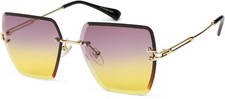 Damen sonnenbrille rahmenlos - sonnenbrille,