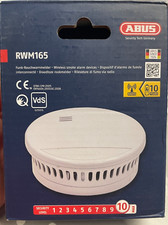 ABUS Funk Rauchwarnmelder RWM165 Rauchmelder mit 10 Jahres Batterie 73412