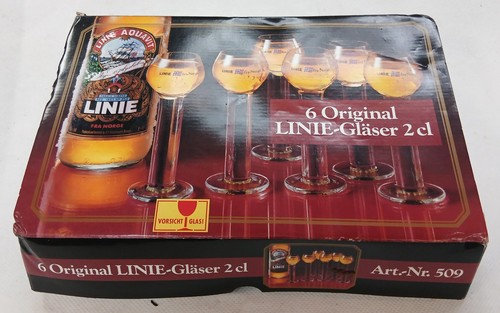 Linie aquavit gläser 2cl - 6,