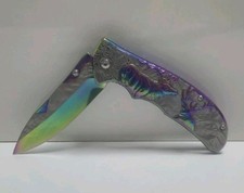 Edelstahl Taschen Klapp Obst Messer für Outdoor Camping, Jagd und Angeln