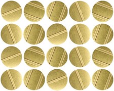 Wertmarken 25x2mm für
