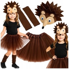 Mädchen Kostüm Igel 3-tlg