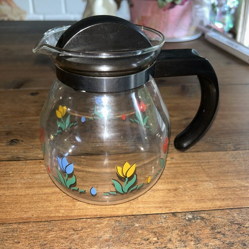 Retro vintage boral glas kanne - retro,