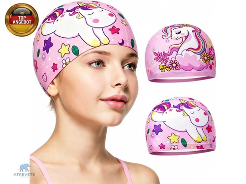3er pack badekappe damen - 3er,