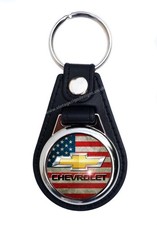 Chevrolet Kunstleder Schlüsselanhänger/Schlüssel Fob. Klassisch American Auto