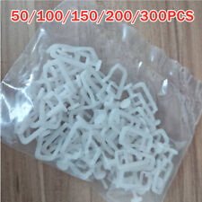 50-300X Gardinen Gleiter Häkchen Haken für Ikea Kvartal Schiebegardine Weiß