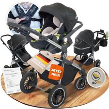 Amor Baby Primus 3-in-1 Kinderwagen – Isofix Babyschale, Buggy und mehr