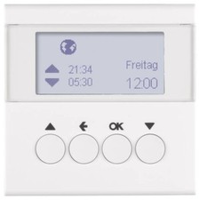 Berker 85741189 Jalousie-Schaltuhr Display S.1 B.3 B.7 polarweiß glänzend RETOUR