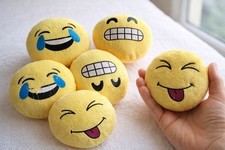 Emoji Kissen Set – 5 Stück