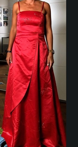 Edles abendkleid ballkleid rot - abendkleid,