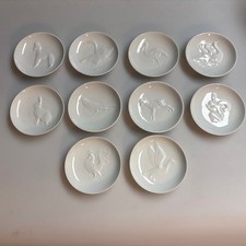2510010 KPM Berlin 10 x Reliefschälchen Schälchen Wandteller Sammelteller