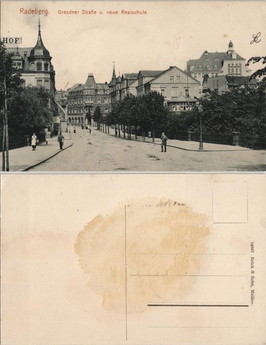 Ansichtskarte radeberg - ansichtskarte,