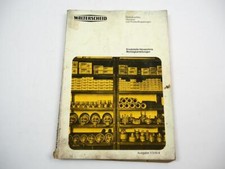 Walterscheid Gelenkwellen Kupplungen Werkstatthandbuch Ersatzteilliste 1974