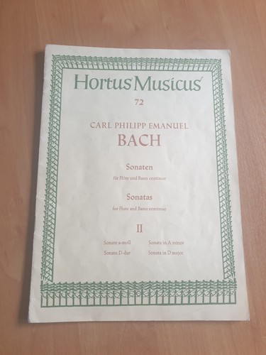 Noten hortus musicus - noten:, carl