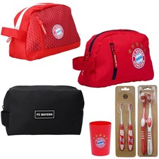 FC Bayern München Zahnbürste Kinder Erwachsene Zahnputzbecher Kulturbeutel FCB