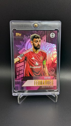 Bruno fernandes topps gold - bruno,
