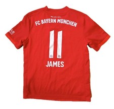 Adidas James Rodriguez FC Bayern 2019/2020 Heim Trikot rot YOUTH KINDER M 152