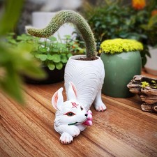 Fuchs Statue Blumentopf