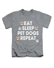 T-Shirt Essen Schlaf Haustier