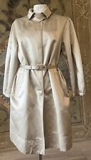 Original Prada 100% Seidenmantel beige, IT 42