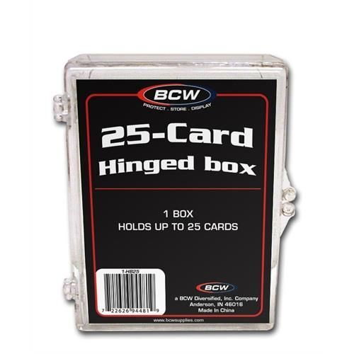 Bcw card hinged box - bcw,